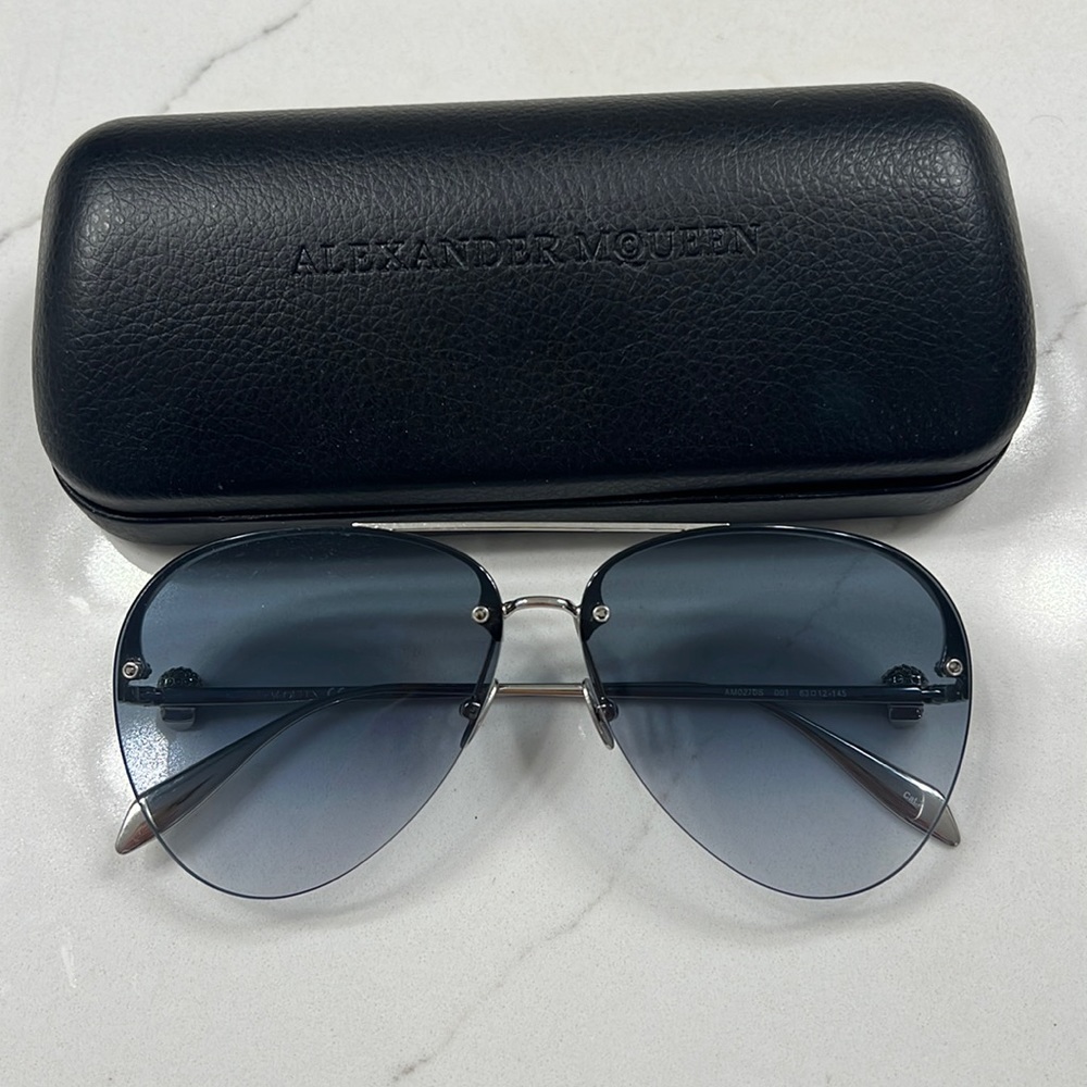 Alexander McQueen aviator sunglasses